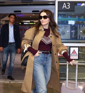 Celebrity Sightings At Nice Airport - Juliette Binoche - The 78th Annual Cannes Film Festival