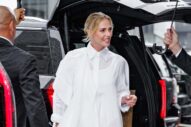 Charlize Theron Wears a Blouse