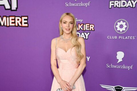 Lindsay Lohan Looks Angelic For 