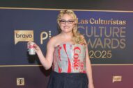 Meg Stalter Wore the Official GFY Holiday Party Uniform to the Las Culturistas Awards