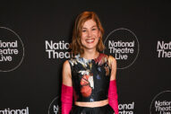 Rosamund Pike Opts for Gloves