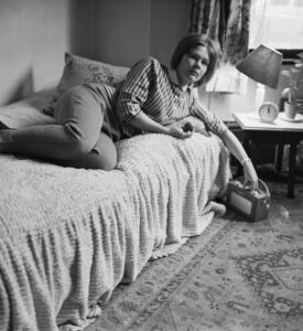 Judi Dench Relaxing At Home