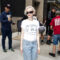 Julia Garner Hits the Streets For Day Two of Promo