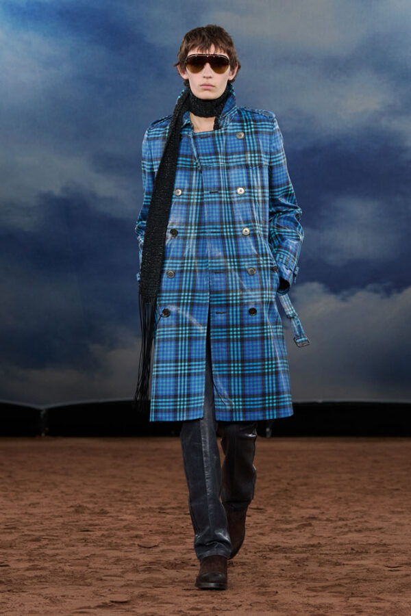 BURBERRY ダークブルー フリル袖ドレス US 6 BURBERRY ダークブルー フリル袖ドレス US 6