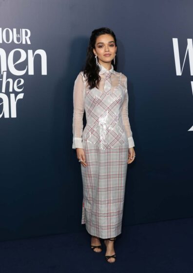 Rachel Zegler in Thom Browne