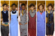 Miu Miu Is SUPER into Aprons Right Now