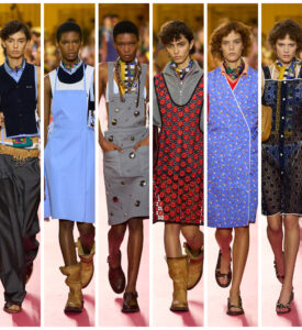 Miu Miu Is SUPER into Aprons Right Now
