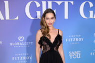 Emilia Clarke Embraces the Fancy Nightgown Trend