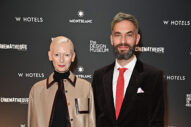 Swinton and Spouse Stepped Out for Wes Anderson