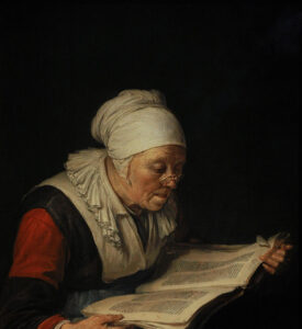 Old Woman reading a Book.