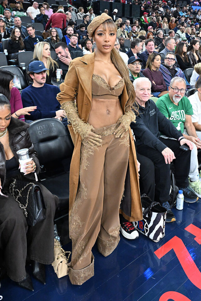 Celebrities At The Los Angeles Clippers Game