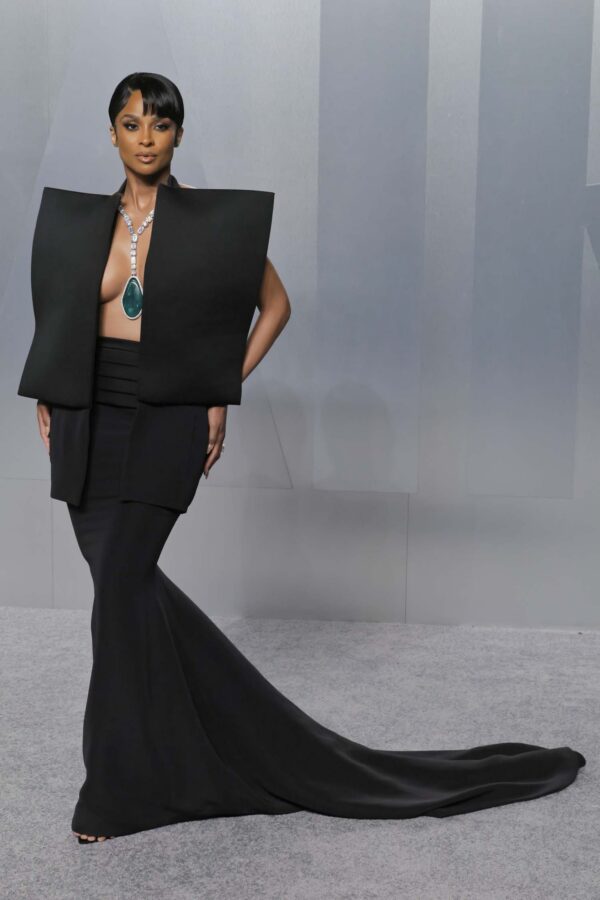 ciara vanity fair oscar party dress Ciara's Barely There Dress at Vanity Fair Oscars Party