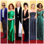 The Blue and Green Looks at the 2026 Actors Range from Massive Emeralds to Furry Jumpsuits