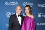 George and Amal Left the House to Celebrate…George