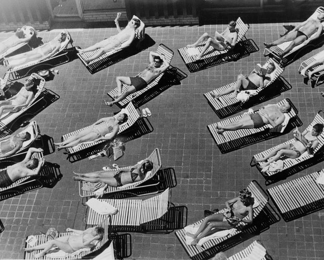 Sunbathing