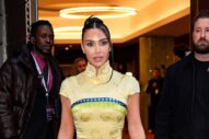 Kim Kardashian Went to the Theater in vintage Galliano