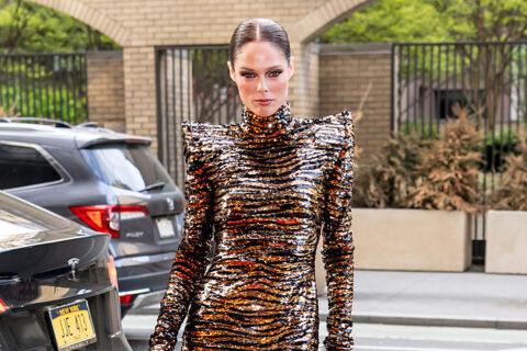 Coco Rocha Looked Amazing on the Way to the Accessories Council Excellence Awards