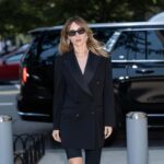 Suki Waterhouse Is Dressing Up Bike Shorts