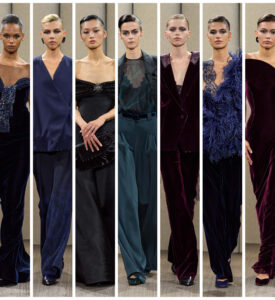 Armani Privé Couture Is Dark and Luxe