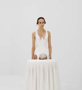 Gaultier Dares To Ask, “Would You Like To Wear a Table?”