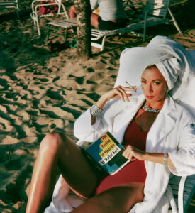 Portrait Of Tara Shannon On A Beach
