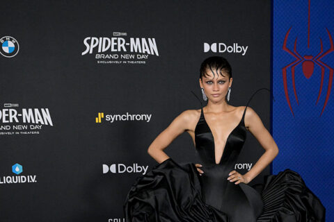 Zendaya Gets Very Dramatic for Spidey's Los Angeles Premiere