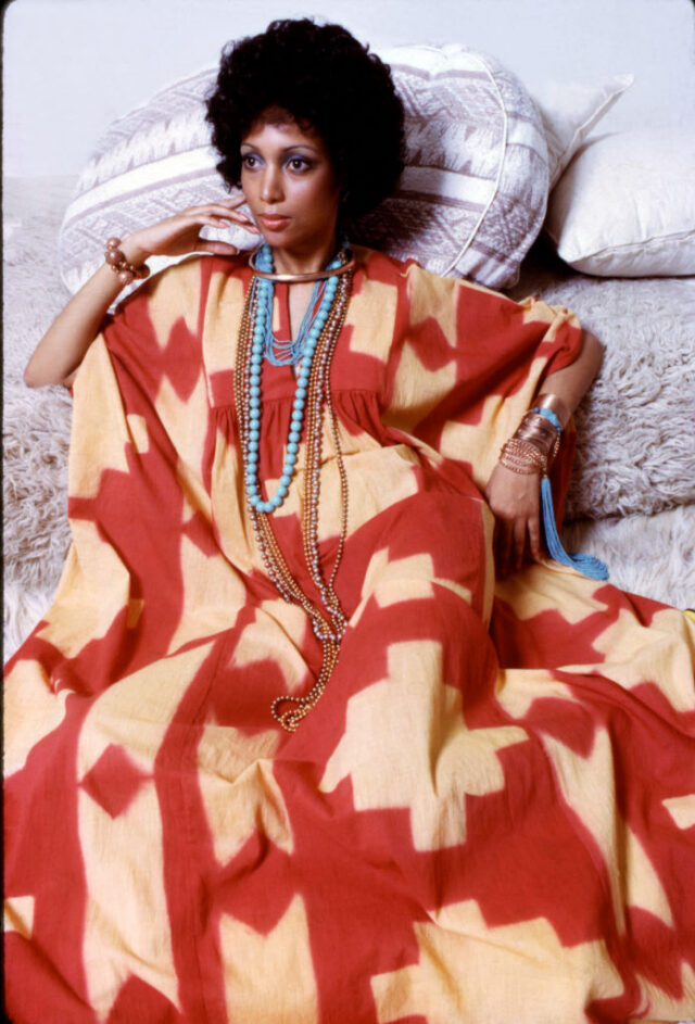 Model In A Kaftan