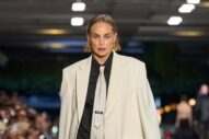 Sharon Stone Closed Vetements in Paris
