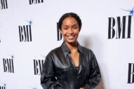 Yara Shahidi Braves the Weather in Leather