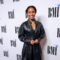 Yara Shahidi Braves the Weather in Leather