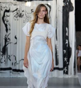 Celeb Fave Stine Goya Brings Patterns to Copenhagen Fashion Week