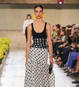 Carolina Herrera Delivers Polka-Dots and Gentle Drama