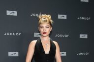 Florence Pugh Shows Up — Very Chicly —  for Jaguar